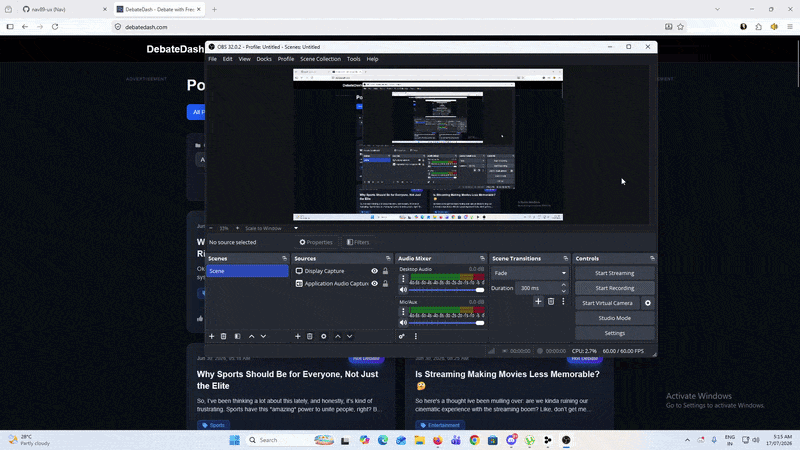 DebateDash demo
